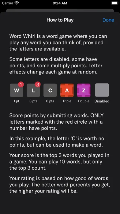 Word Whirl স্ক্রিনশট