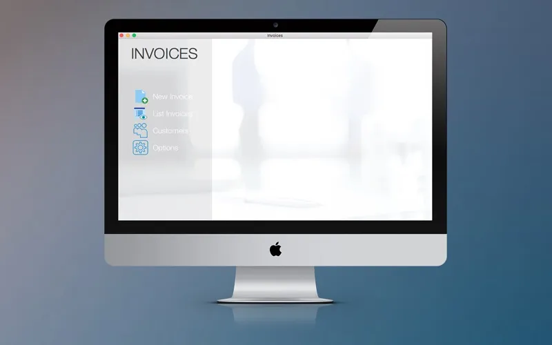 Capturas de tela do Invoices