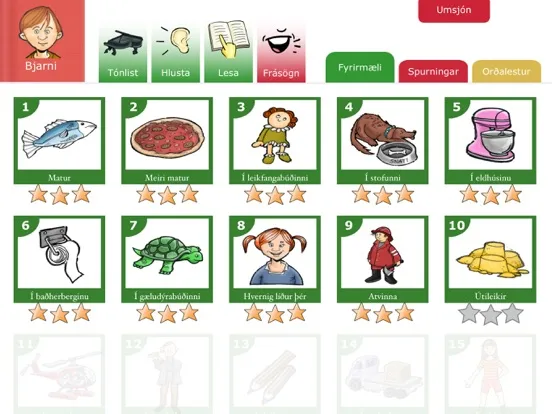 Orðagull iPad  Screenshots