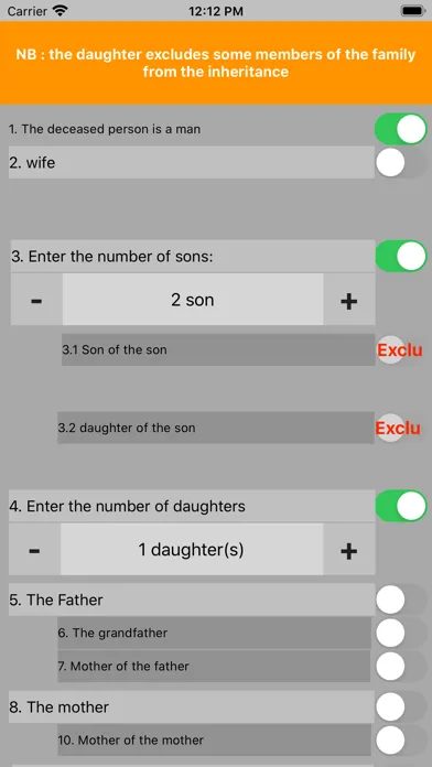 calcul of inheritance應用截圖
