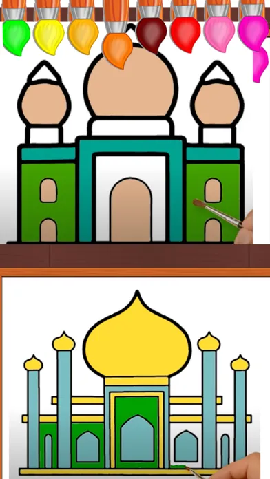 Screenshot di العاب بنات- تلوين تعليمية عربي