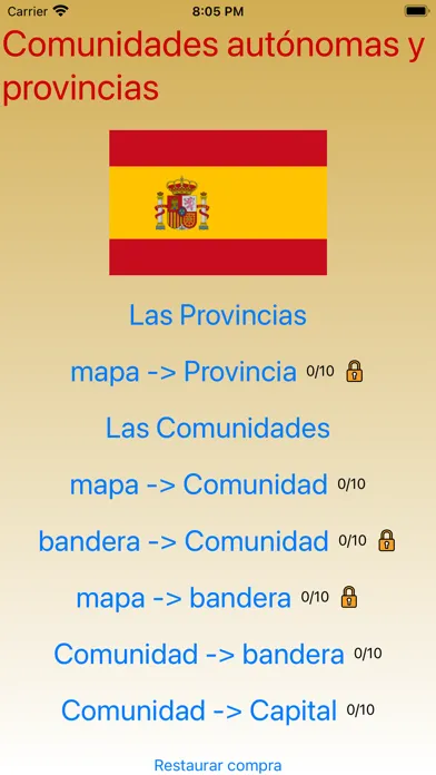 Скриншоты Comunidades y Provincias