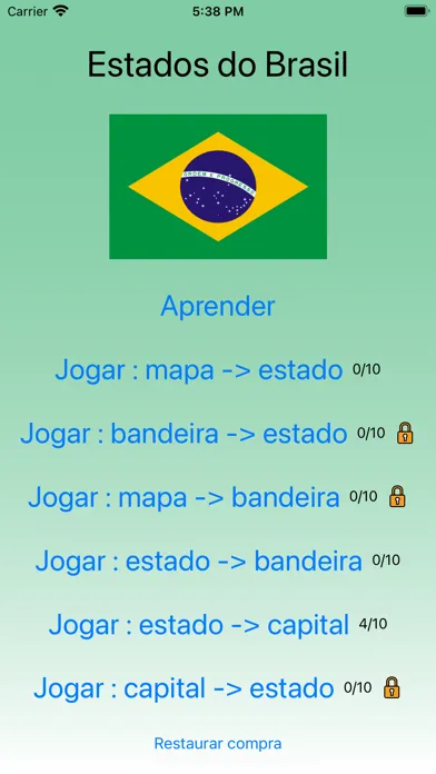 Скриншоты Estados do Brasil - Jogo