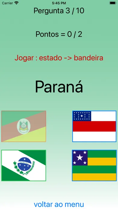 Скриншоты Estados do Brasil - Jogo