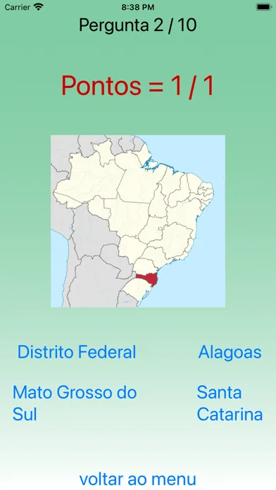 Скриншоты Estados do Brasil - Jogo