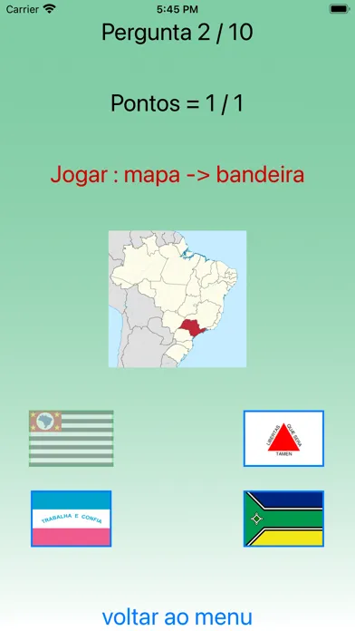 Скриншоты Estados do Brasil - Jogo