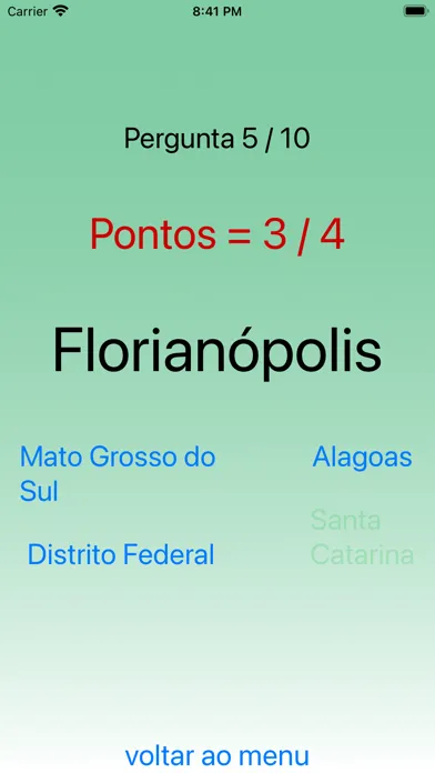 Скриншоты Estados do Brasil - Jogo