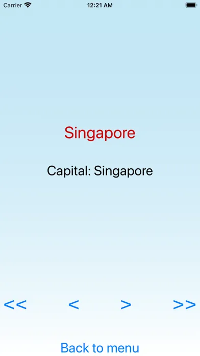 National capital cities - quiz Screenshots