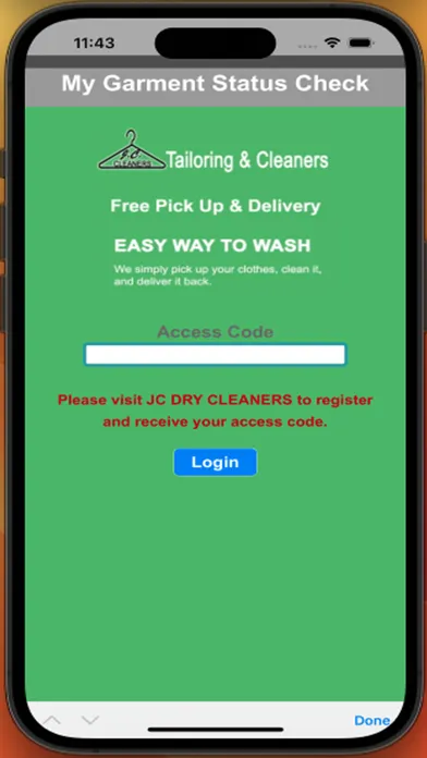 JC Cleaners سکرین شاٹس