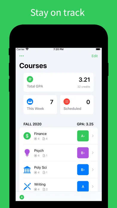 Screenshot di Grade Control: Homework App