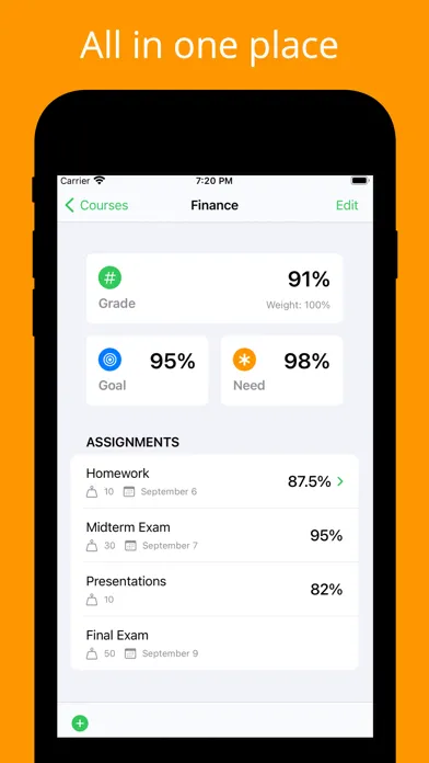 Screenshot di Grade Control: Homework App