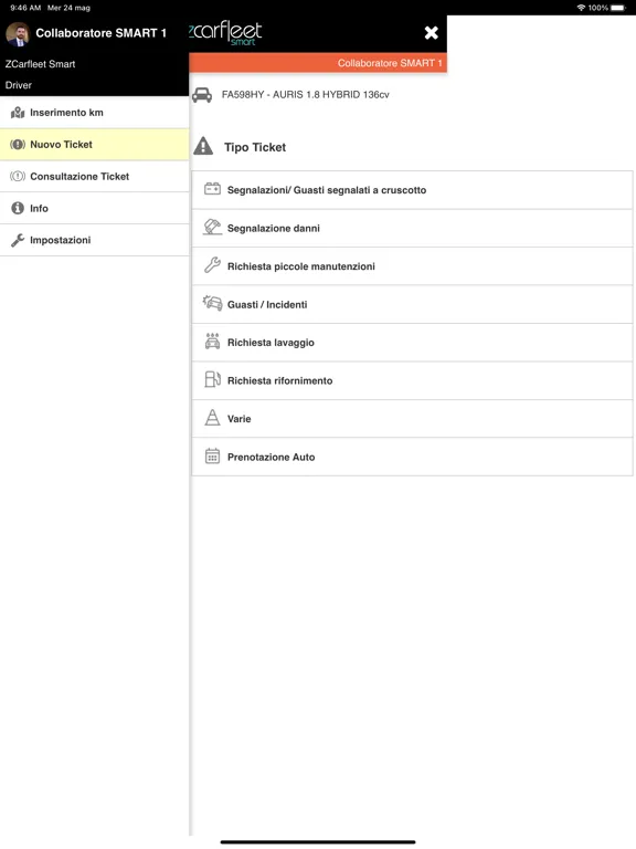 ZCarFleet Smart iPad  Screenshots