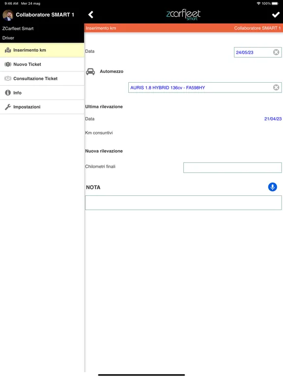 ZCarFleet Smart iPad  Screenshots
