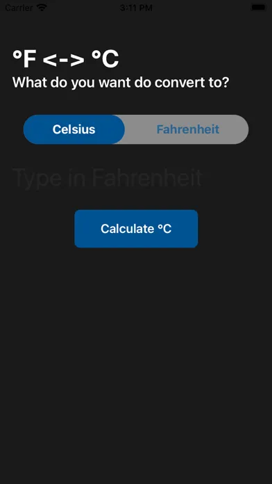 Degree - °Celsius °Fahrenheit Screenshots
