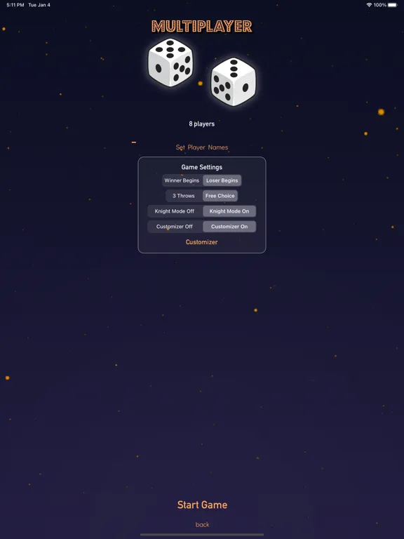 Mexen - a classic dice game iPad  스크린샷