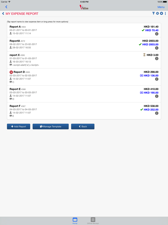 Screenshot di Valise iPad 
