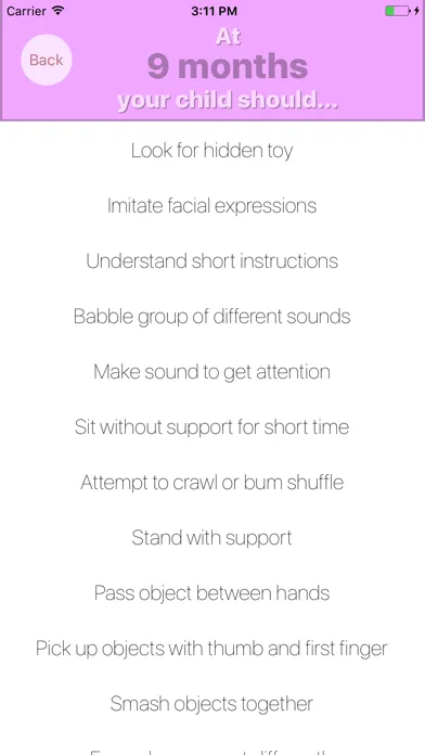 ภาพหน้าจอของ BabyDo - Track Your Child's Milestones