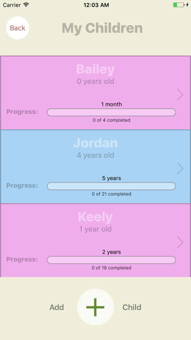 BabyDo - Track Your Child's Milestones Screenshots