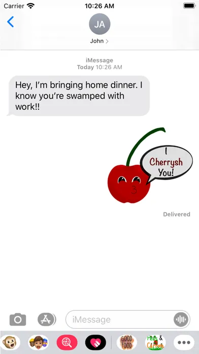 Tangkapan layar Good Food Sticker Pack
