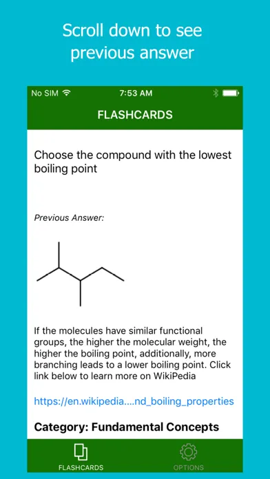Awesome Organic Chemistry Flashcards سکرین شاٹس