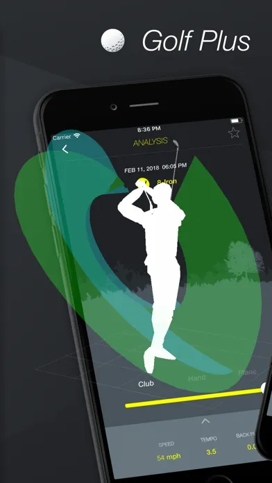 Golf Plus : Swing Analyzer سکرین شاٹس