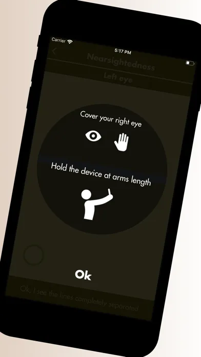 Capturas de tela do Eye Meter