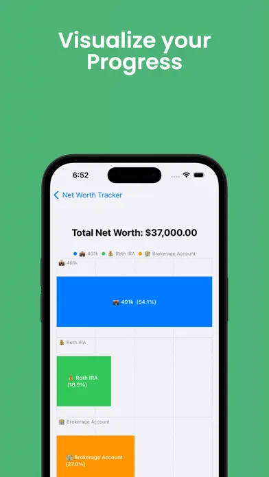 WealthWorth: Net Worth Tracker स्क्रीनशॉट