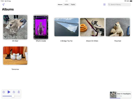 Скриншоты Medlied Media Library & Editor iPad 