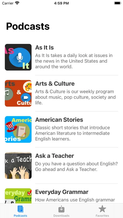 ภาพหน้าจอของ English Podcast Listening