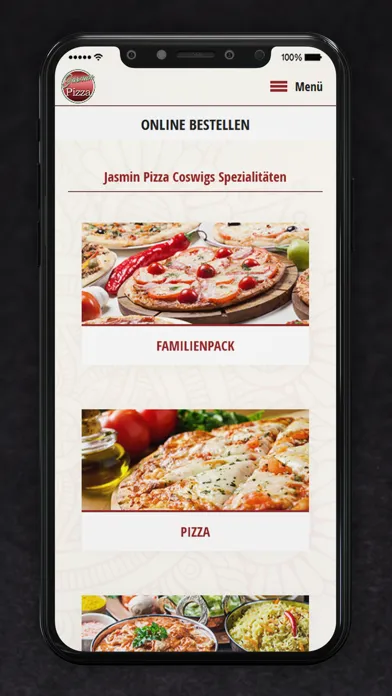 Tangkapan skrin Jasmin Pizza Coswig