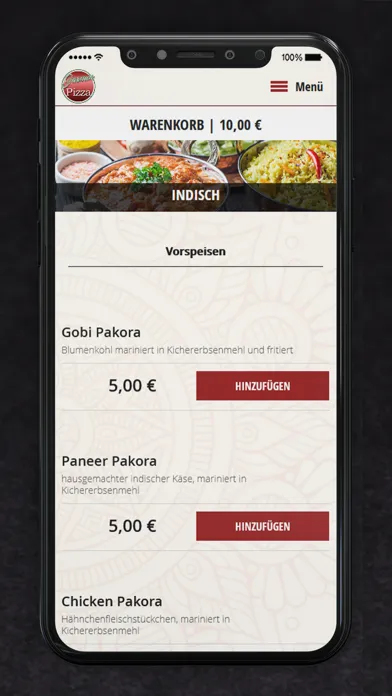 Tangkapan skrin Jasmin Pizza Coswig