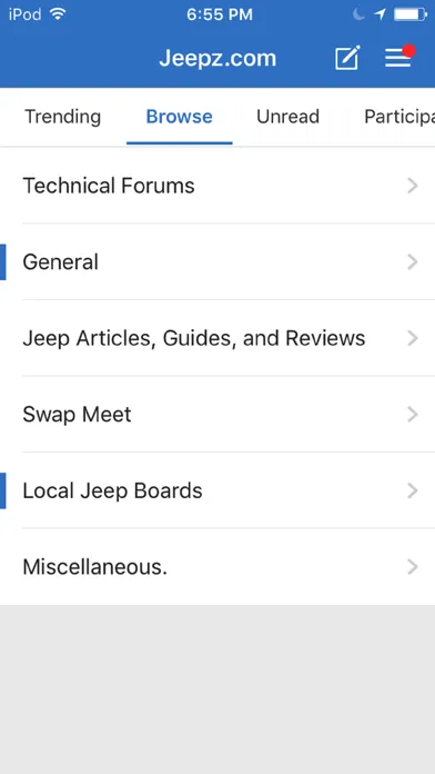 Jeepz.com स्क्रीनशॉट