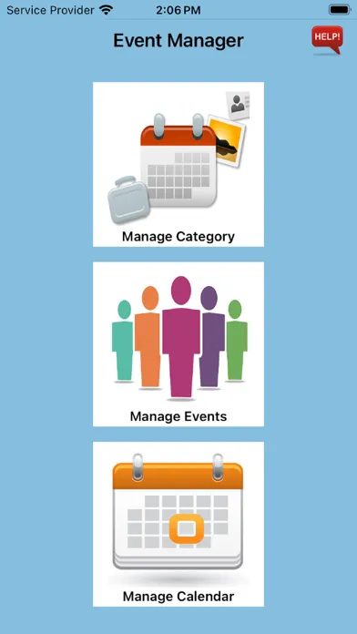 Event Manager應用截圖