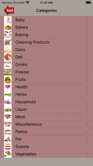 Shopping-List. Ekran Görüntüleri