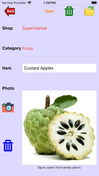 Shopping-List. Ekran Görüntüleri