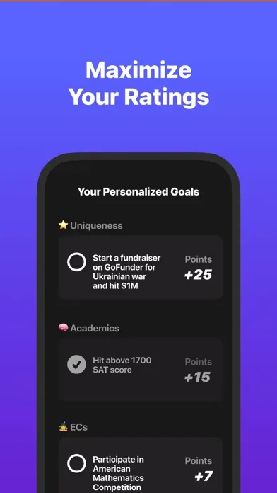 ChanceMe: College Admissions Screenshots