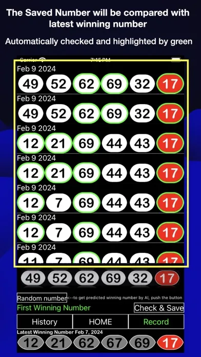 Powerball Analyzer স্ক্রিনশট