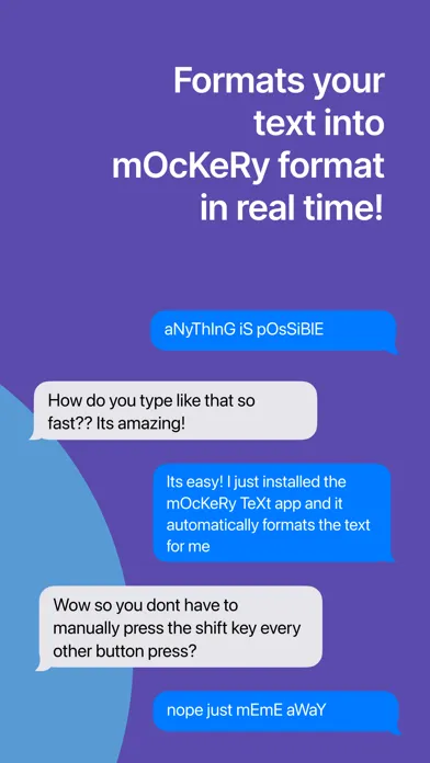 ภาพหน้าจอของ mOcKeRy TeXt