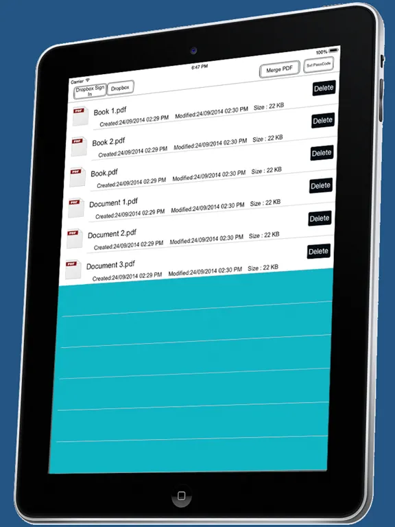 Combine and Join PDF iPad  স্ক্রিনশট