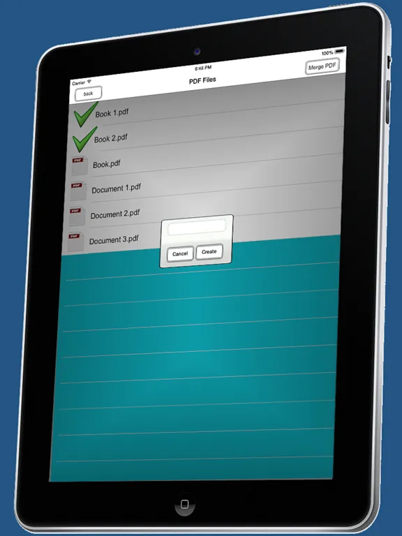 Combine and Join PDF iPad  স্ক্রিনশট