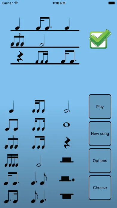 تصاویر Rhythmic dictation trainer