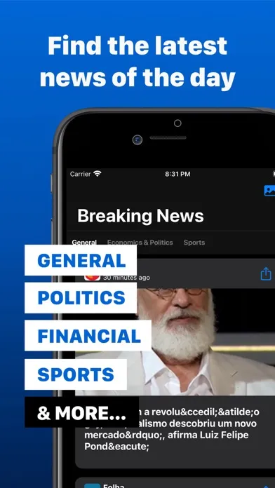 Ảnh chụp màn hình của Brazilian Newspapers