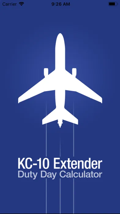 KC-10 Duty Day Calculator Screenshots