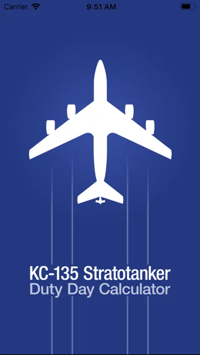 Captures d'écran de KC-135 Duty Day Calc