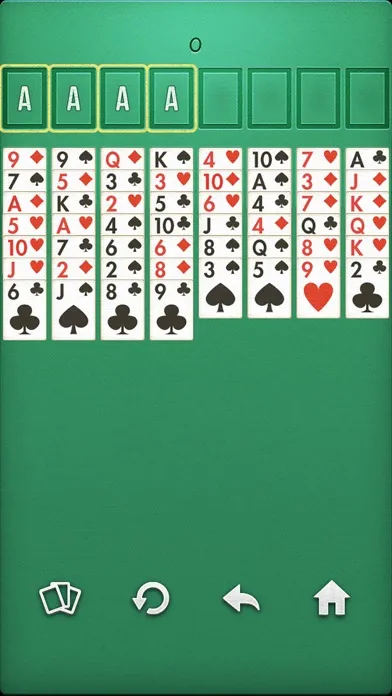 Capturas de tela do Freecell - move all cards to the top