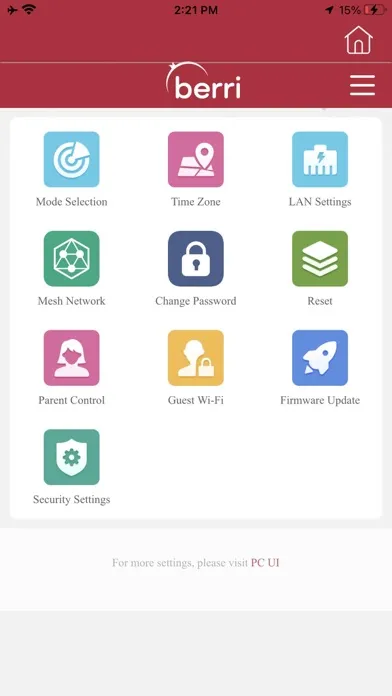 Capturas de pantalla de Berri