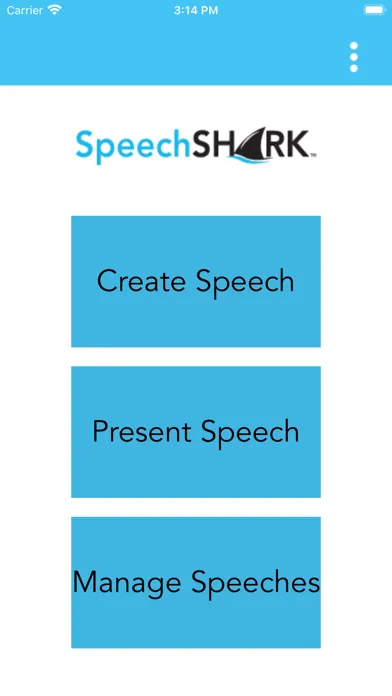 Tangkapan skrin KH SpeechShark