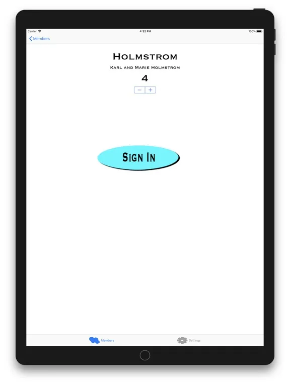 BWE Signin iPad 应用截图