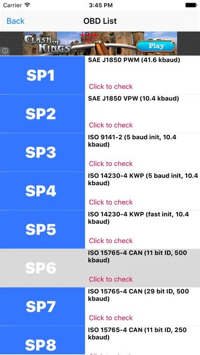 Elm327 OBD Info স্ক্রিনশট