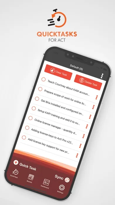 QuickTasks Mobile स्क्रीनशॉट